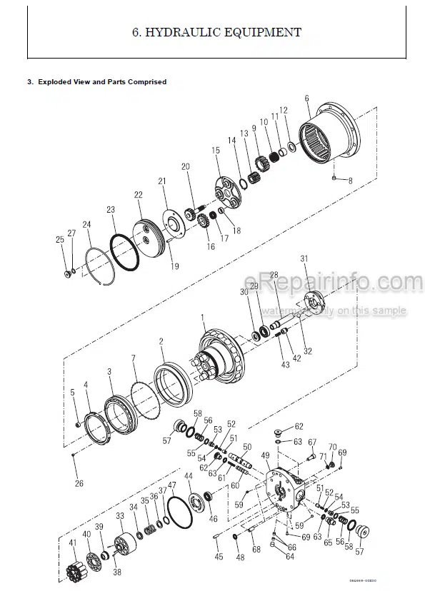 Photo 6 - Yanmar Kobelco SK10SR Shop Manual Excavator