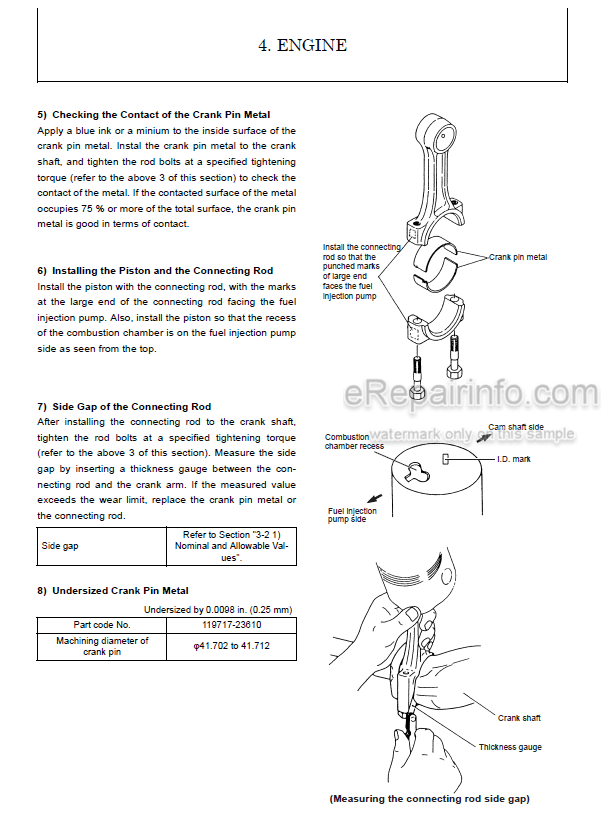 Photo 3 - Yanmar Kobelco SK17SR Shop Manual Excavator