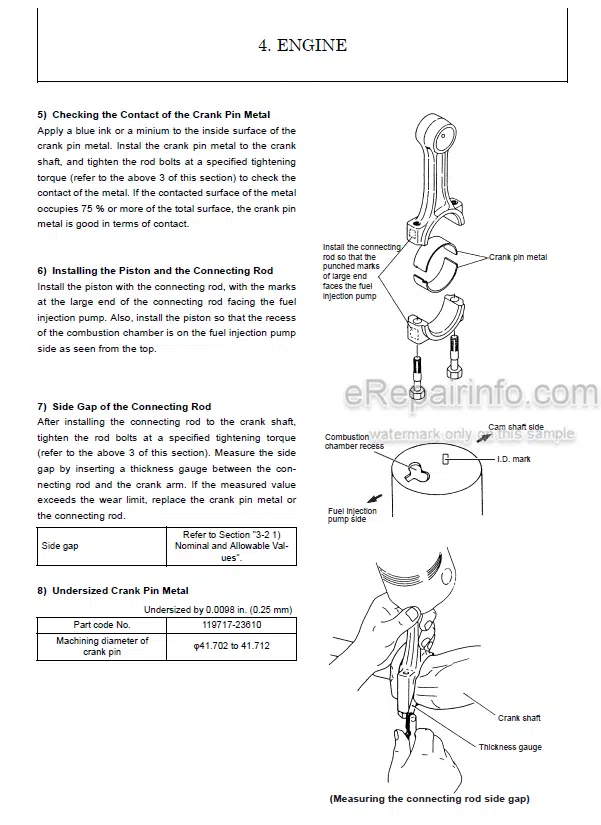 Photo 3 - Yanmar Kobelco SK17SR Shop Manual Excavator