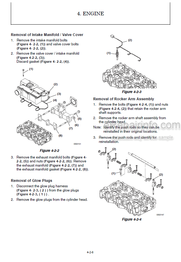 Photo 3 - Yanmar Kobelco SK18 Shop Manual Excavator