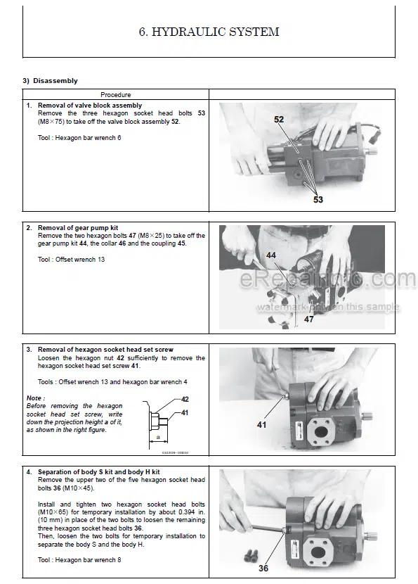 Photo 2 - Yanmar Kobelco SK25SR Shop Manual Excavator