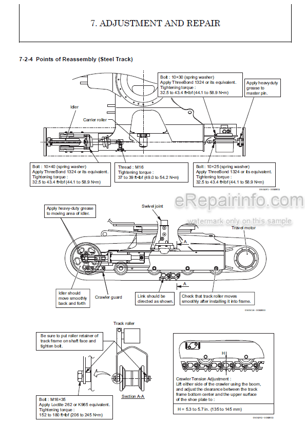 Photo 6 - Yanmar Kobelco SK25SR Shop Manual Excavator