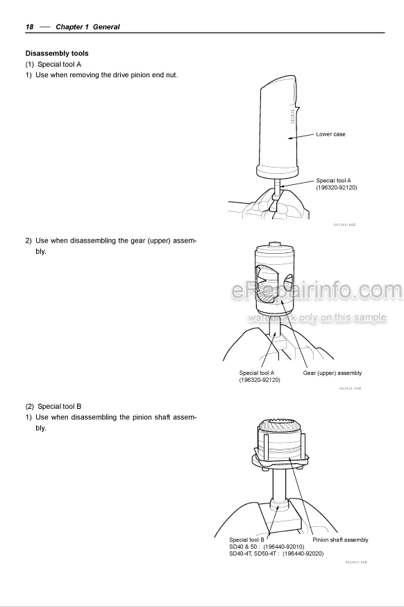 Photo 5 - Yanmar SD40 SD40-4T SD50 SD50-4T Service Manual Sail Drive Unit