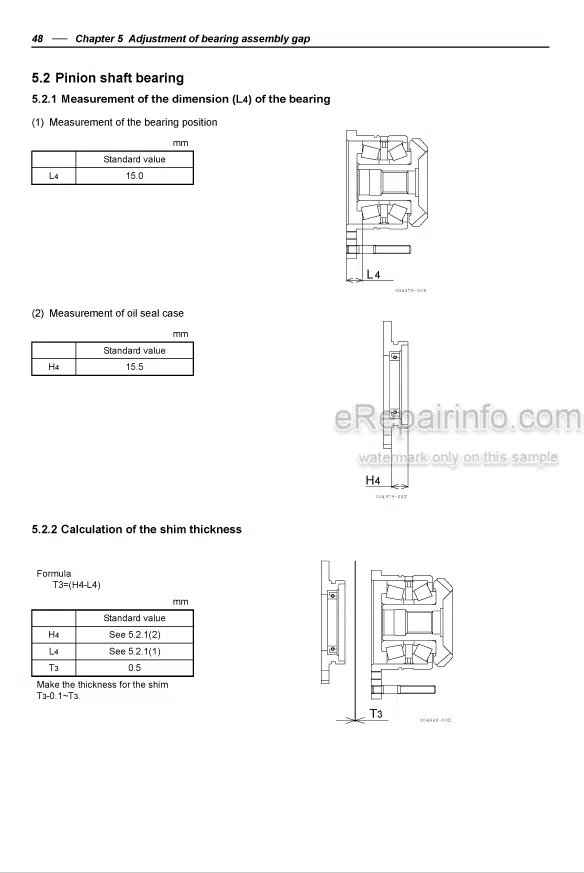 Photo 6 - Yanmar TF50 TF50H TF60 TF60-H TF70 TF70-H TF80 TF80-H TF90 TF90-H TF110 TF110-H TF120 TF120-H TF140 TF140-H TF160 TF160-H Service Manual Diesel Engine