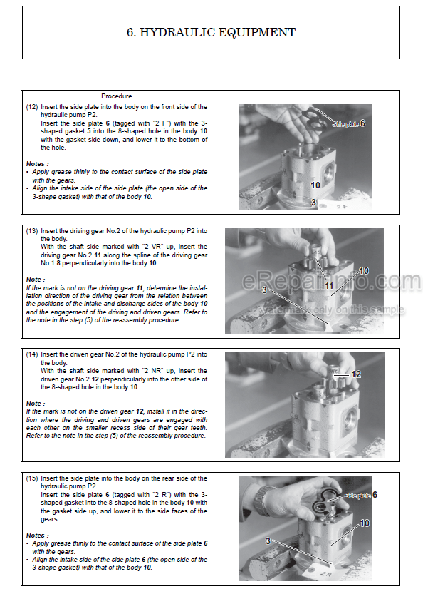 Photo 6 - Yanmar SV08-1A Service Manual Excavator