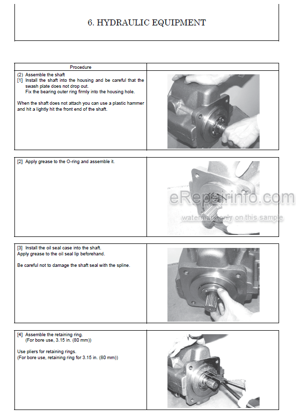 Photo 7 - Yanmar SV100-1A Service Manual Excavator