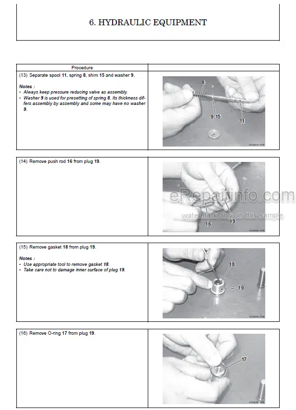 Photo 7 - Yanmar SV100-1A Service Manual Excavator