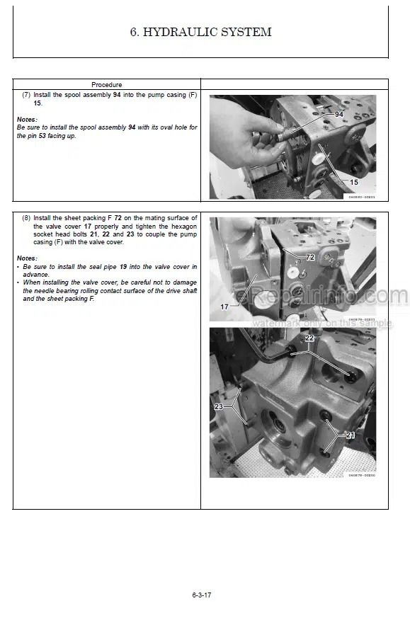 Photo 7 - Yanmar SV120 2PB Service Manual Excavator TC12540105-TC1254XXXX