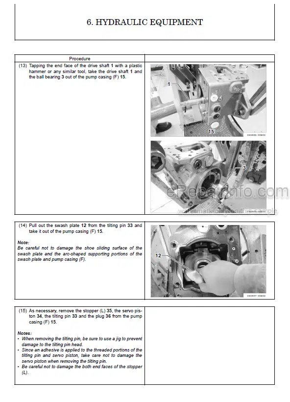 Photo 3 - Yanmar SV100-2A Service Manual Excavator