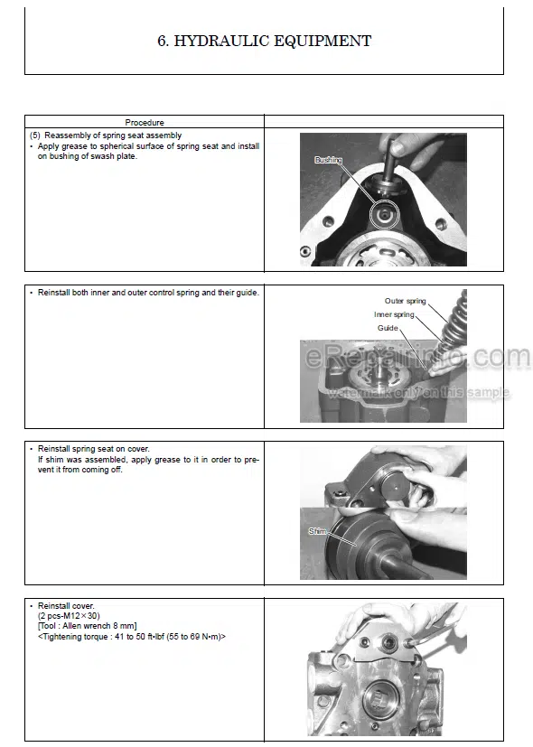 Photo 7 - Yanmar SV100-1 Service Manual Excavator