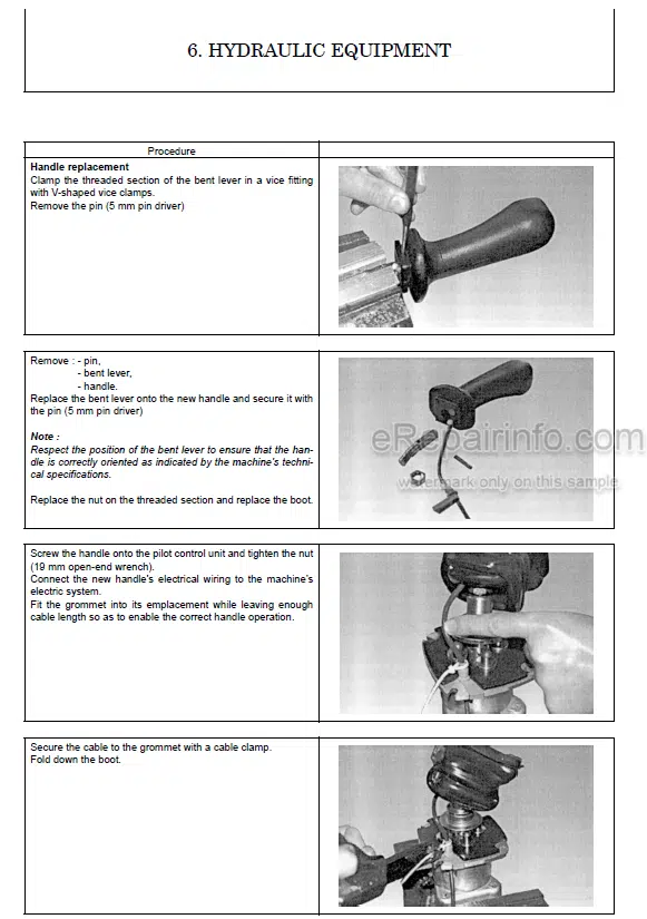 Photo 3 - Yanmar SV15 SV17 SV17EX Service Manual Excavator