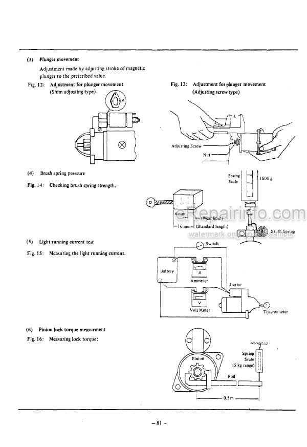 Photo 12 - Yanmar SVE8 SVE8G SVE12 SVE12G Service Manual Marine Diesel Engine