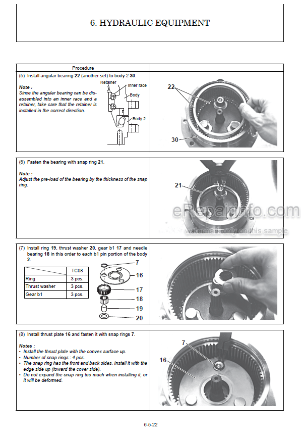 Photo 7 - Yanmar 3JH2L 3JH2L-T 4JH2L-T 4JH2L-HT Service Manual Marine Diesel Engine