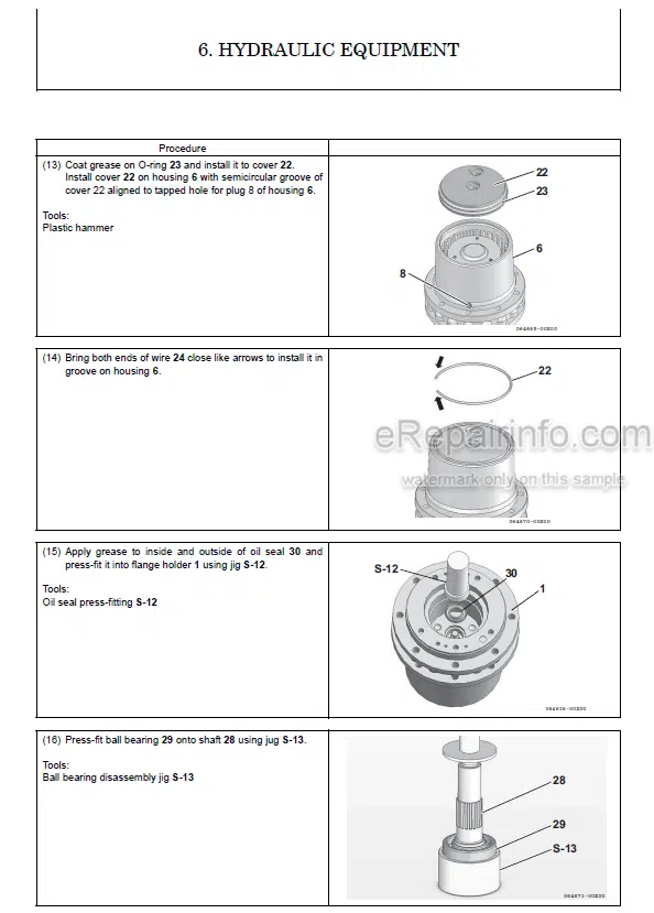 Photo 2 - Yanmar ViO10-2A Service Manual Excavator