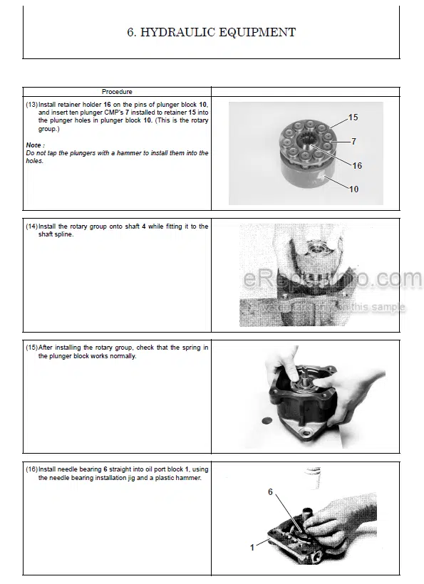 Photo 8 - Yanmar V120 Service Manual Wheel Loader TL12040103-TL1204XXXX