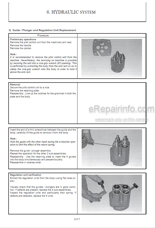 Photo 7 - Yanmar ViO12-2A Service Manual Excavator