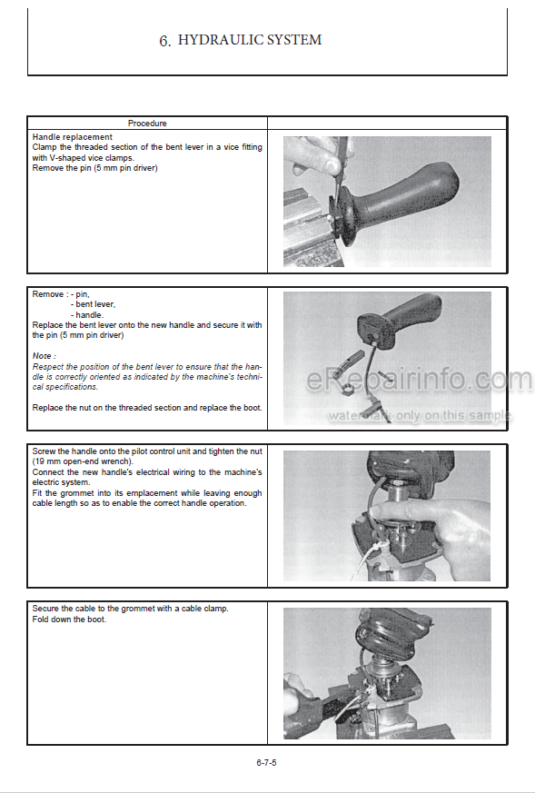 Photo 12 - Yanmar ViO12-2A Service Manual Excavator