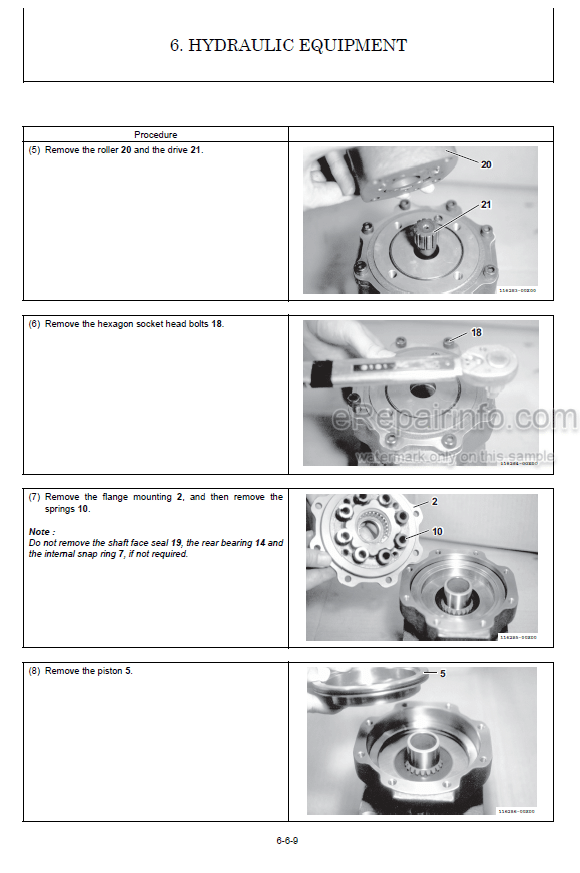 Photo 4 - Yanmar ViO23-6 Service Manual Mini Excavator