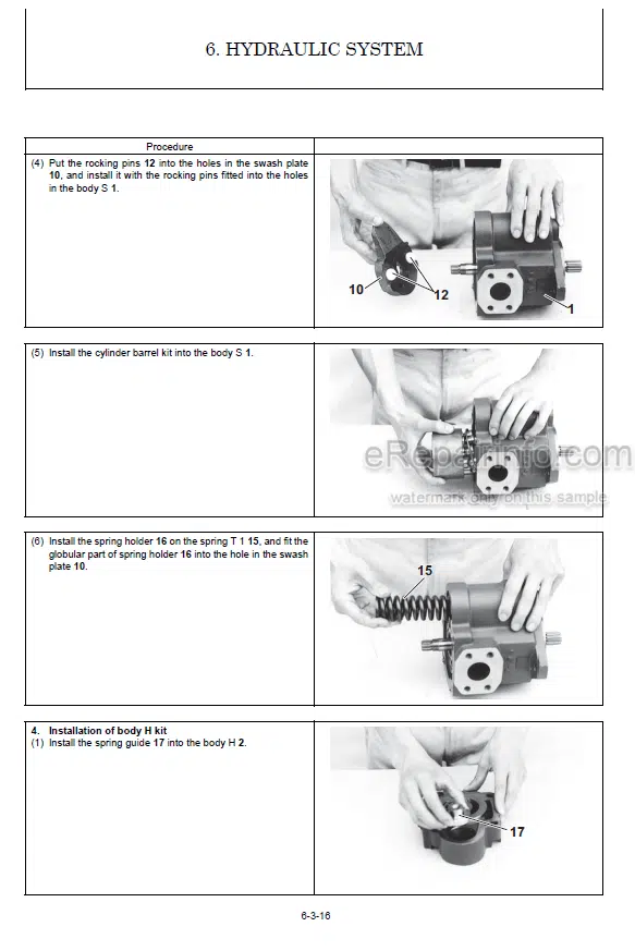 Photo 3 - Yanmar ViO25-6 Service Manual Excavator