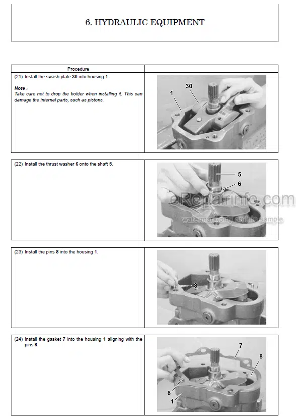 Photo 12 - Yanmar ViO27-2 ViO35-2 Service Manual Excavator