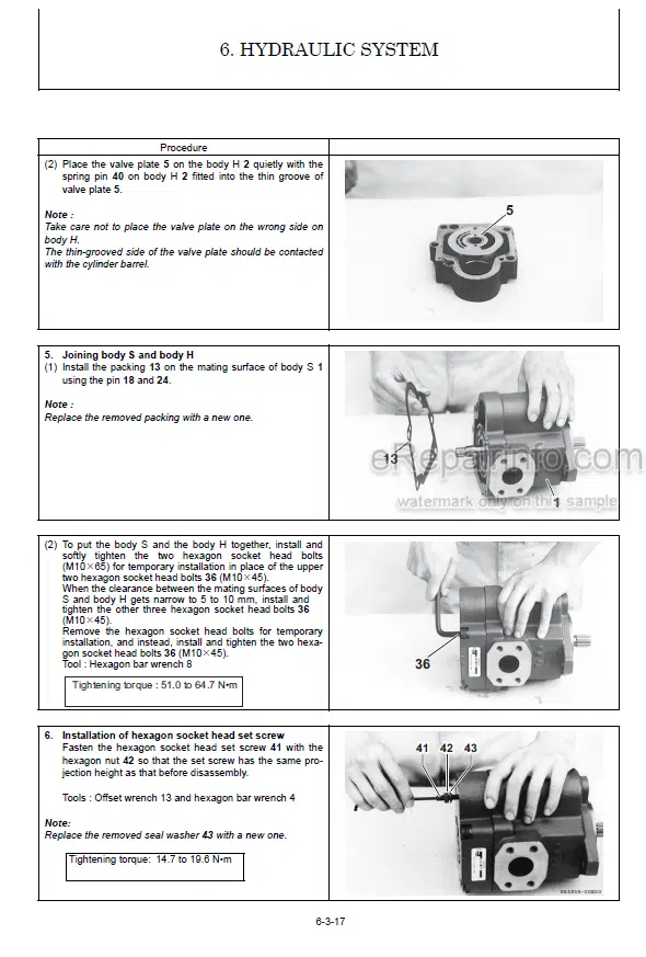 Photo 9 - Yanmar ViO27-6 Service Manual Excavator