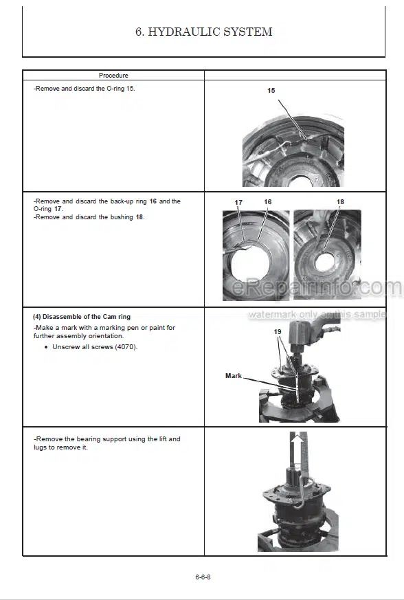 Photo 1 - Yanmar ViO27-6 Service Manual Mini Excavator YCEVIO27JJCM06801-