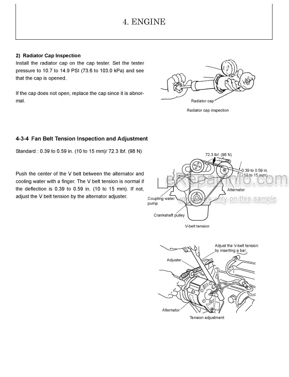 Photo 11 - Yanmar ViO45-5 ViO45-5B ViO55-5 ViO55-5B Service Manual Excavator