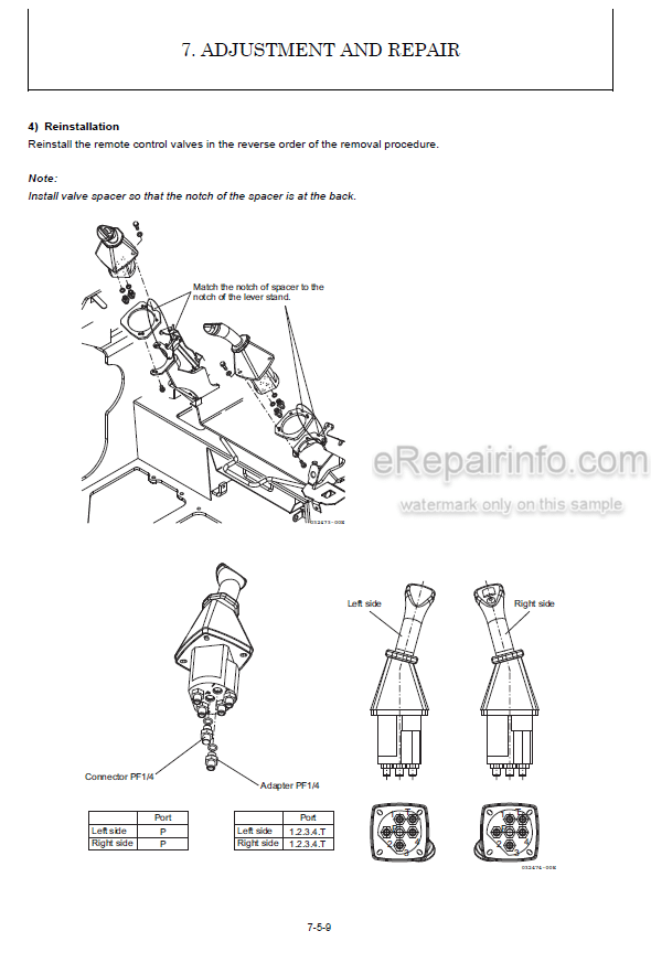 Photo 6 - Yanmar ViO80-1A Service Manual Hydraulic Excavator With Articulated Boom