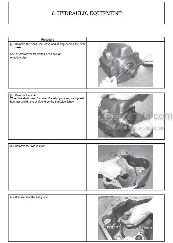 Photo 8 - Yanmar ViO75-A Service Manual Excavator 01170-