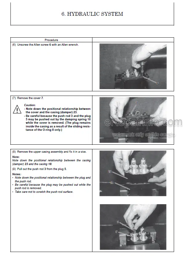 Photo 2 - Yanmar ViO82 Service Manual Hydraulic Excavator