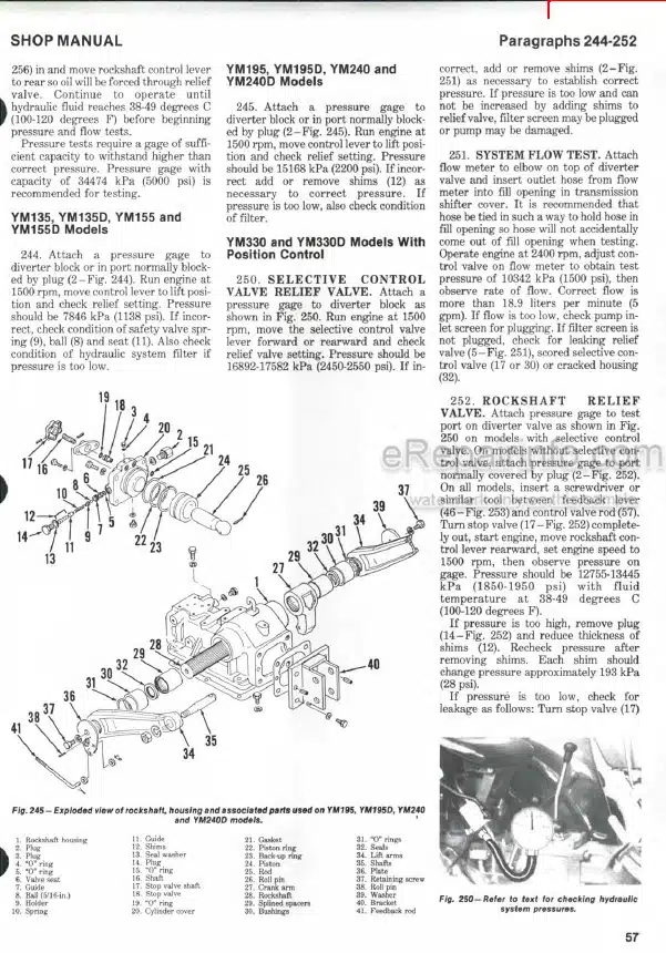 Photo 6 - Yanmar L48N L70N L100N Service Manual Industrial Engine