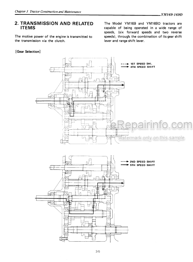 Photo 6 - Yanmar YM169 YM169D Service Manual Diesel Tractor