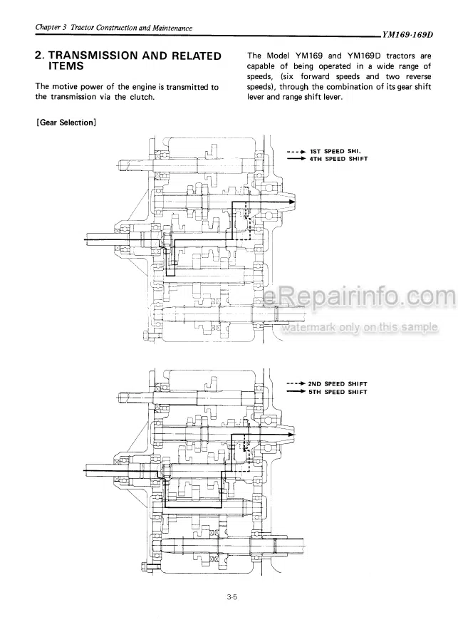 Photo 6 - Yanmar YM169 YM169D Service Manual Diesel Tractor