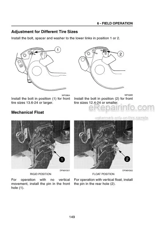 Photo 4 - Case IH MX150 MX170 Operators Manual Tractor JJA0108301-