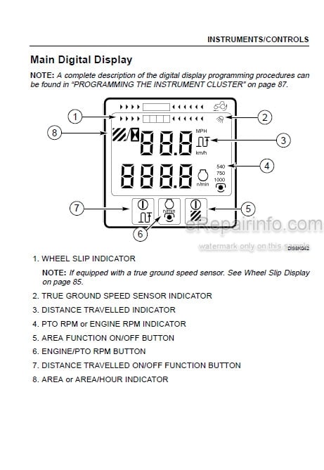 Photo 3 - Case IH MX150 MX170 Operators Manual Tractor