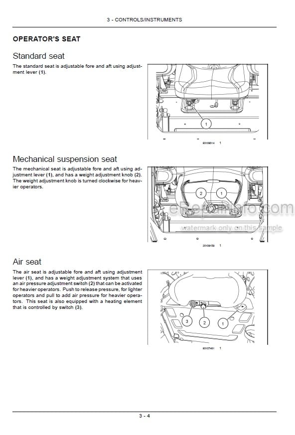 Photo 7 - Case IH Steiger Quadtrac 400 450 500 550 600 Tier 2 Operators Manual Tractor JEEZ00000FF314001-