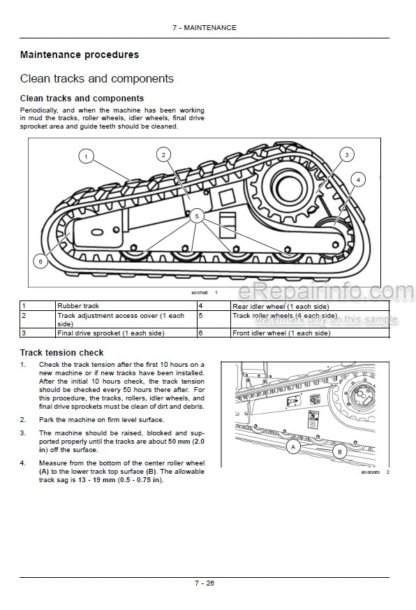 Photo 5 - Case SR130 SR160 SR175 SV185 SR210 SR240 SR270 SV280 SV340 TR270 TR310 TR340 TV380 Operators Manual Skid Steer Compact Track Loader