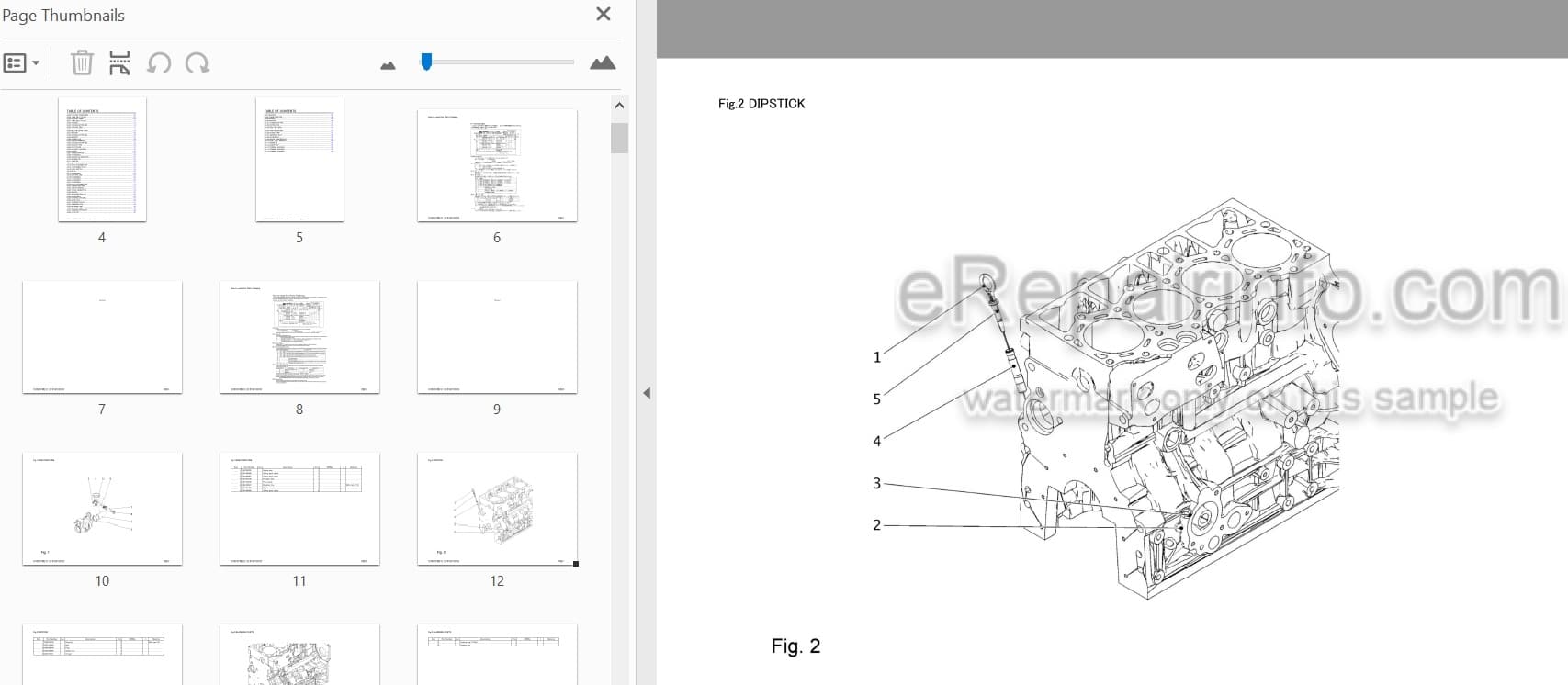 Photo 3 - Deutz TCD3.6L4 Parts Catalog Engine