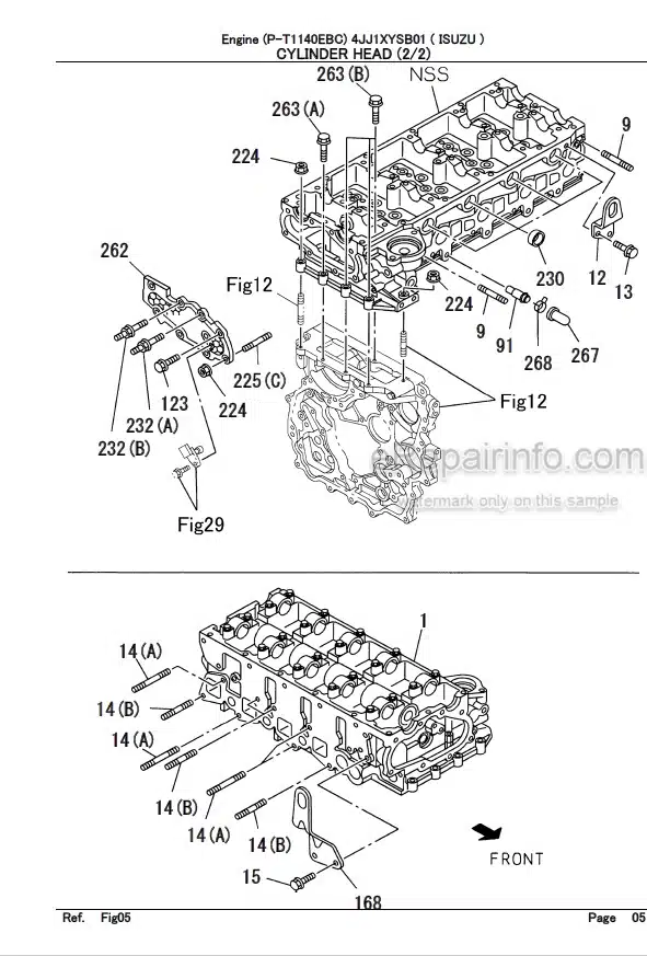 Photo 5 - Isuzu 4JJ1XYSB02 Parts Catalog Engine