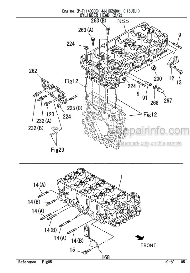Photo 6 - Isuzu 4JJ1XYSB02 Parts Catalog Engine