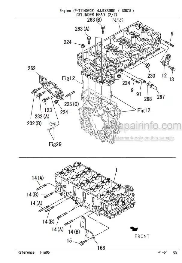 Photo 6 - Isuzu 4JJ1XYSB02 Parts Catalog Engine