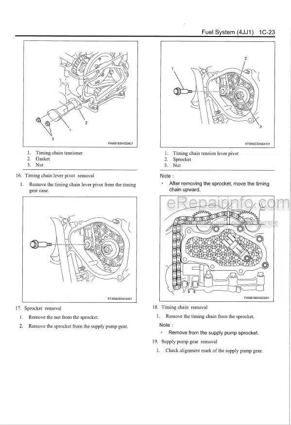 Photo 3 - Isuzu 4JJ1 Interim Tier 4 Workshop Manual Diesel Engine