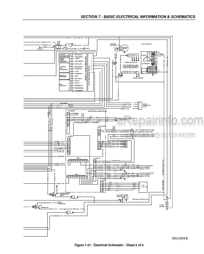 Photo 5 - JLG 1100S 1100SJP Service And Maintenance Manual Boom Lift