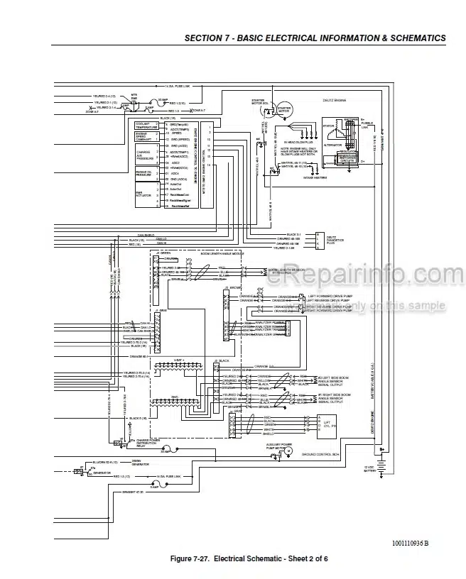 Photo 5 - JLG 1100S 1100SJP Service And Maintenance Manual Boom Lift