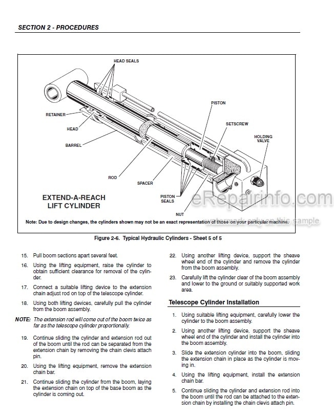 Photo 3 - JLG 110HX 100HX+10 Service And Maintenance Manual Boom Lift