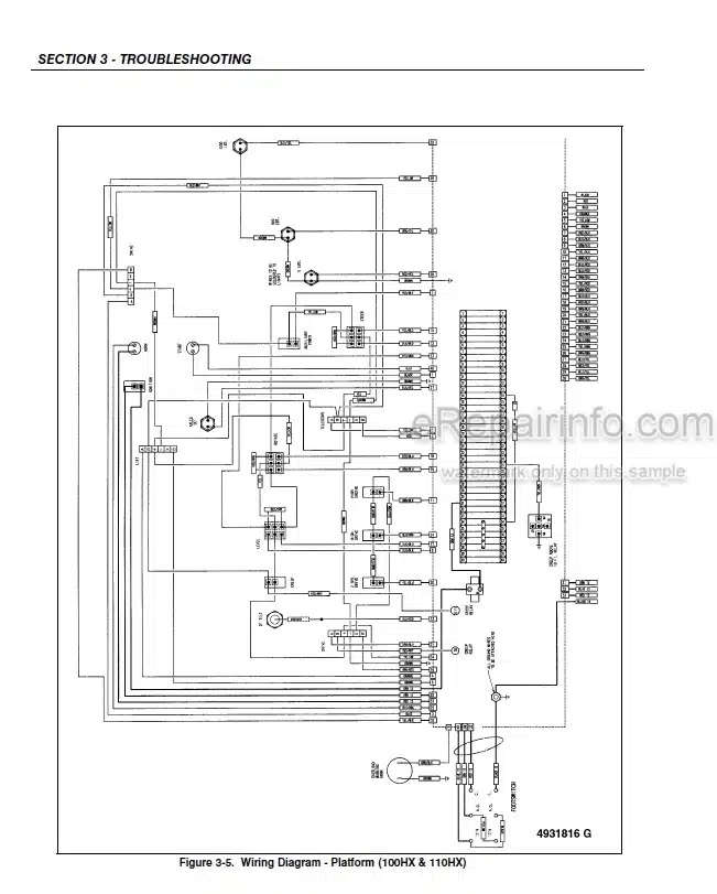 Photo 5 - JLG 110HX 100HX+10 Service And Maintenance Manual Boom Lift