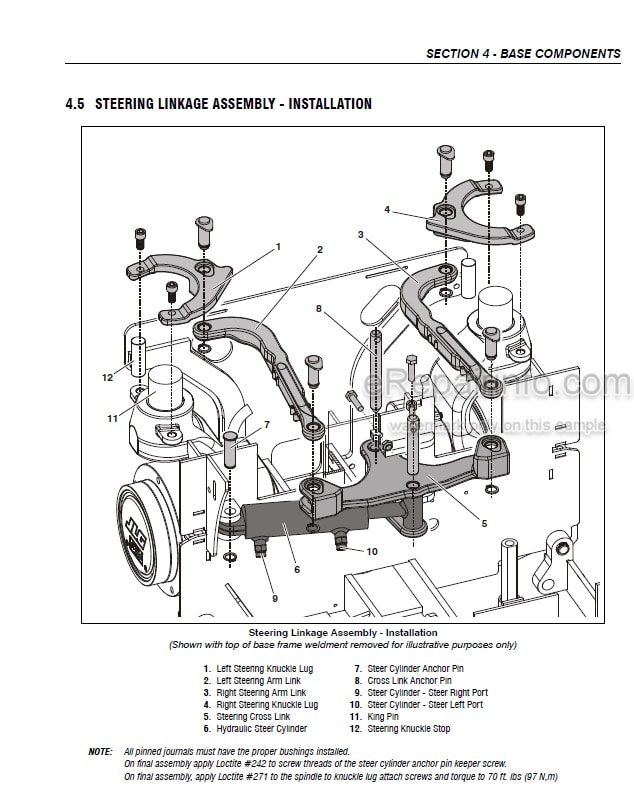 Photo 5 - JLG 1230ES Service And Maintenance Manual Scissor Lift