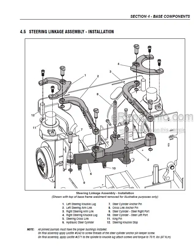 Photo 5 - JLG 1230ES Service And Maintenance Manual Scissor Lift