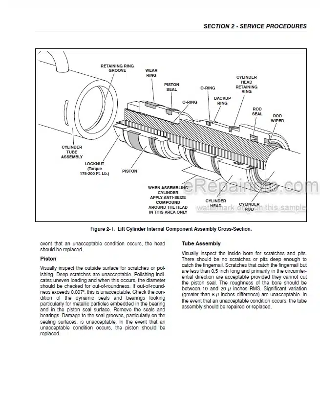 Photo 3 - JLG 12SP 15SP Service And Maintenance Manual Vertical Mast