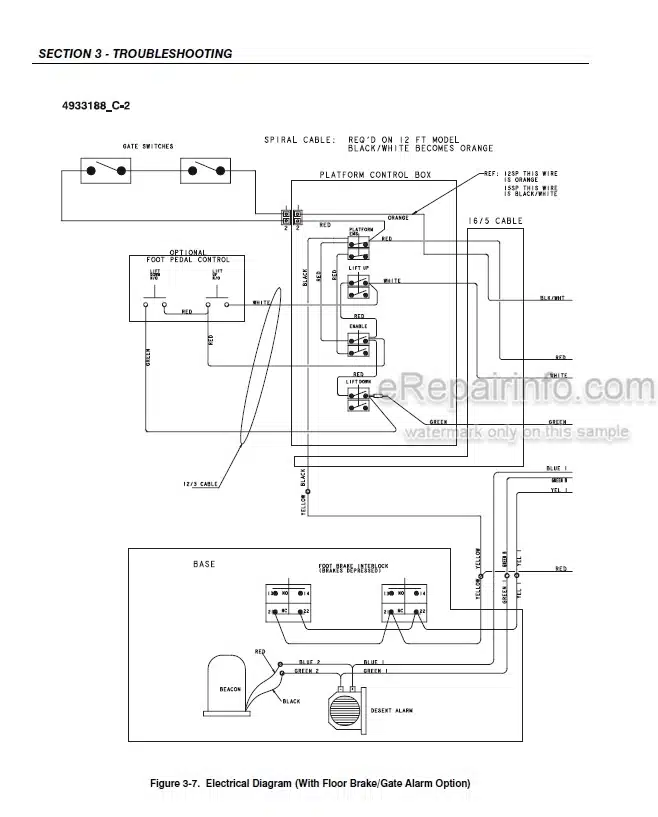 Photo 5 - JLG 12SP 15SP Service And Maintenance Manual Vertical Mast
